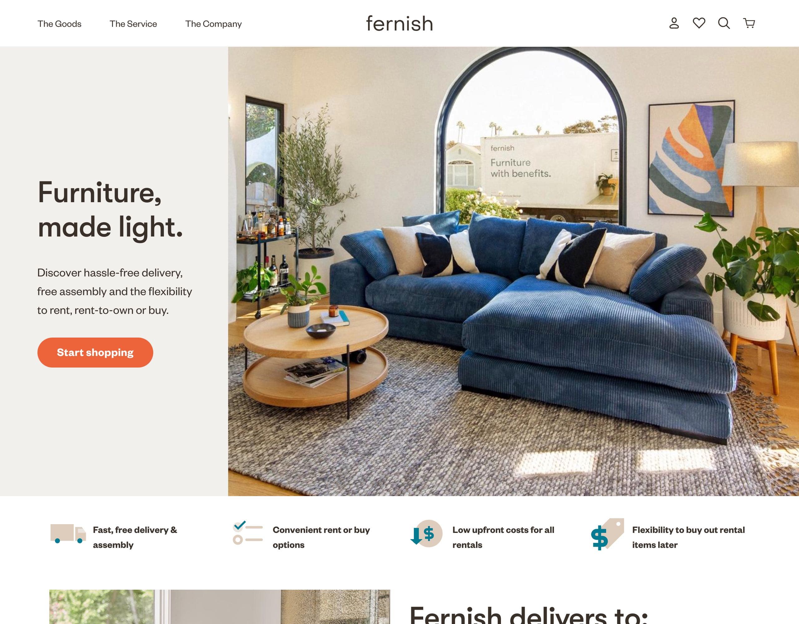 Fernish website