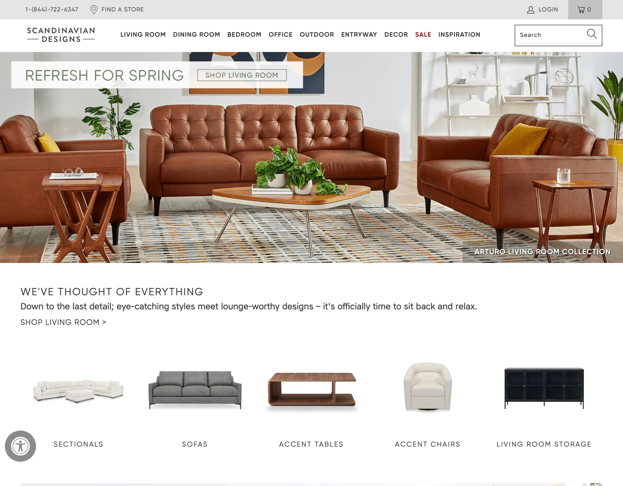 Scandinavian Designs website