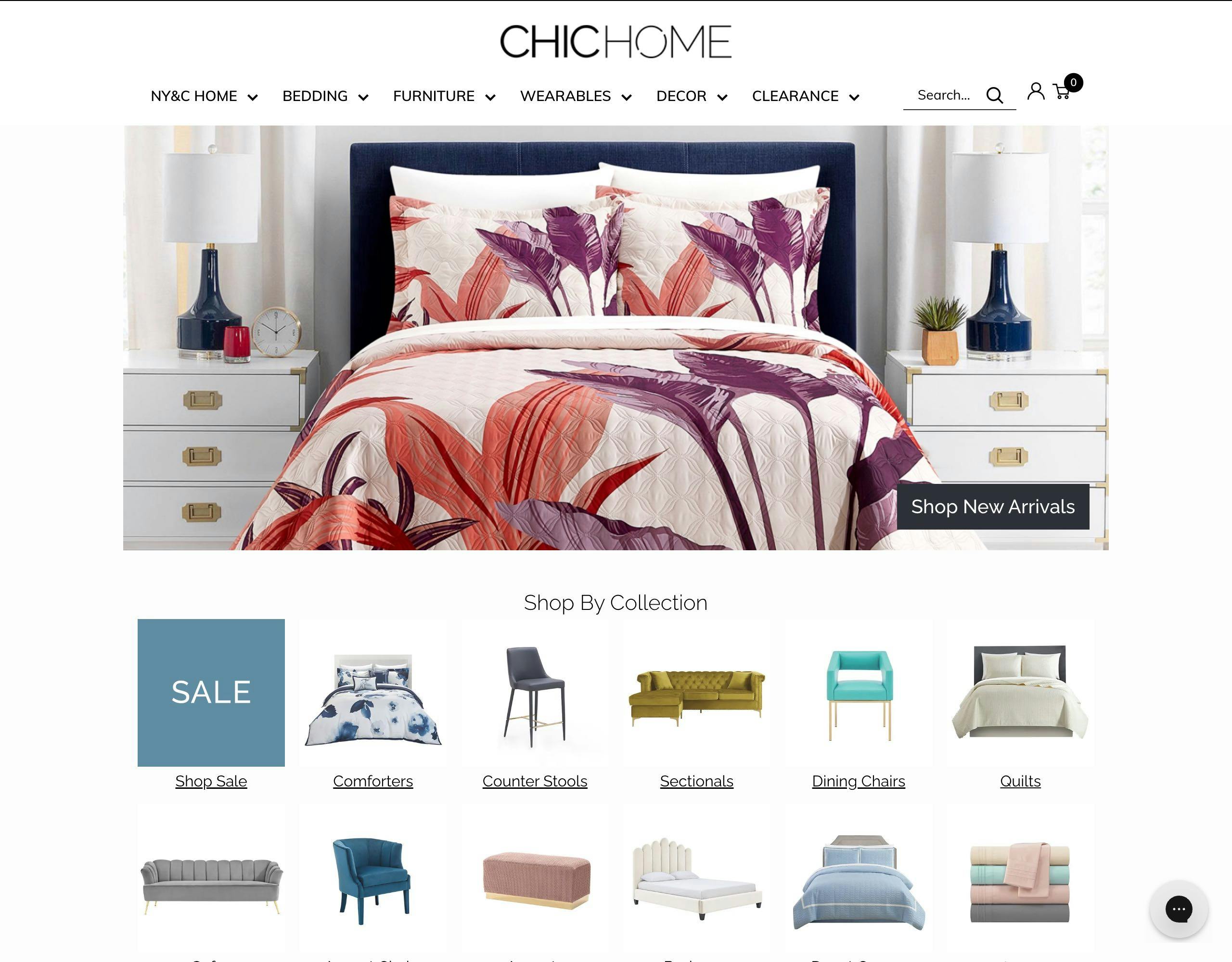 Chic Home website