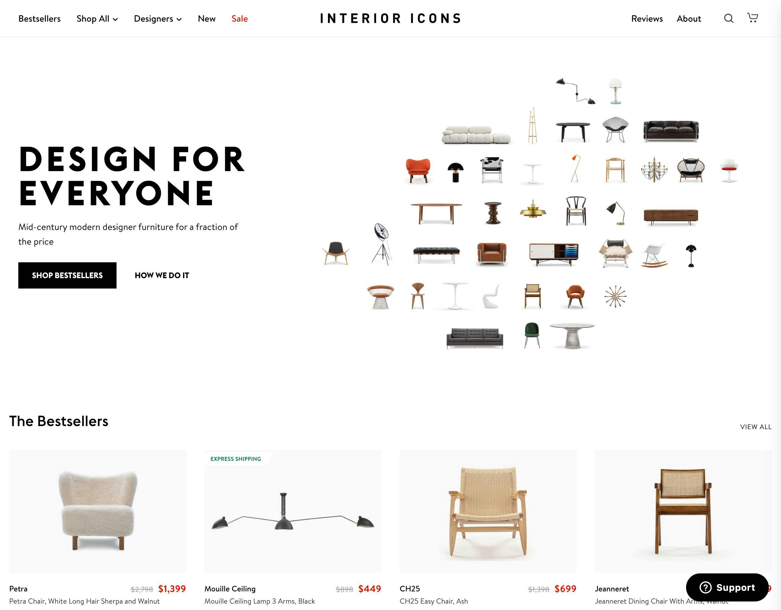 Interior Icons website