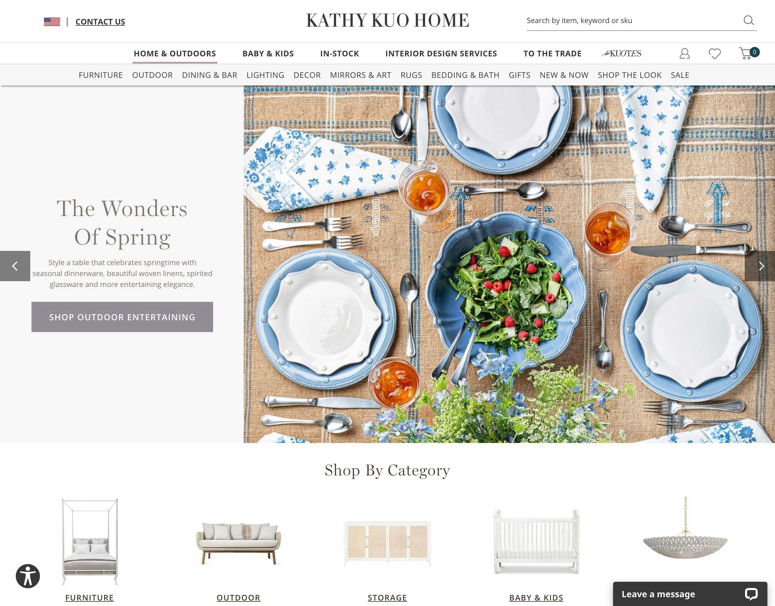 Kathy Kuo Home website