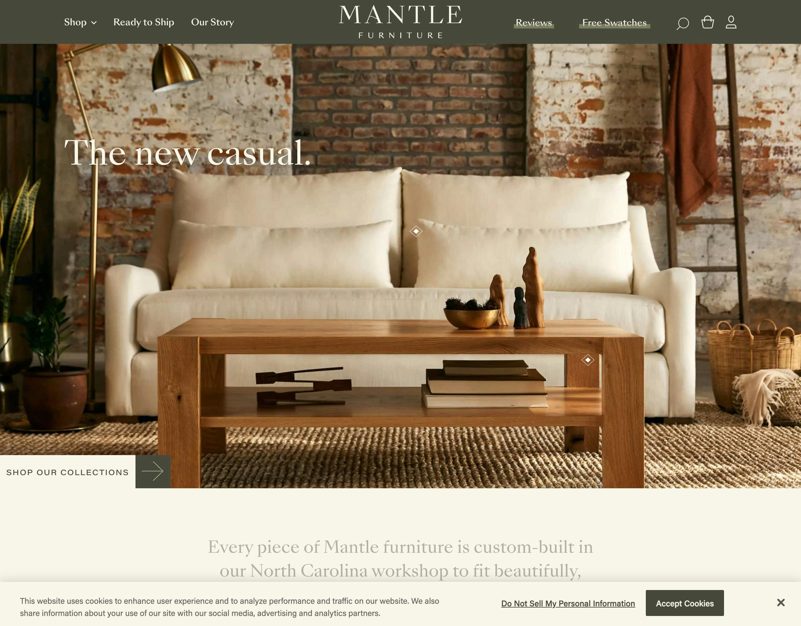 Mantle website