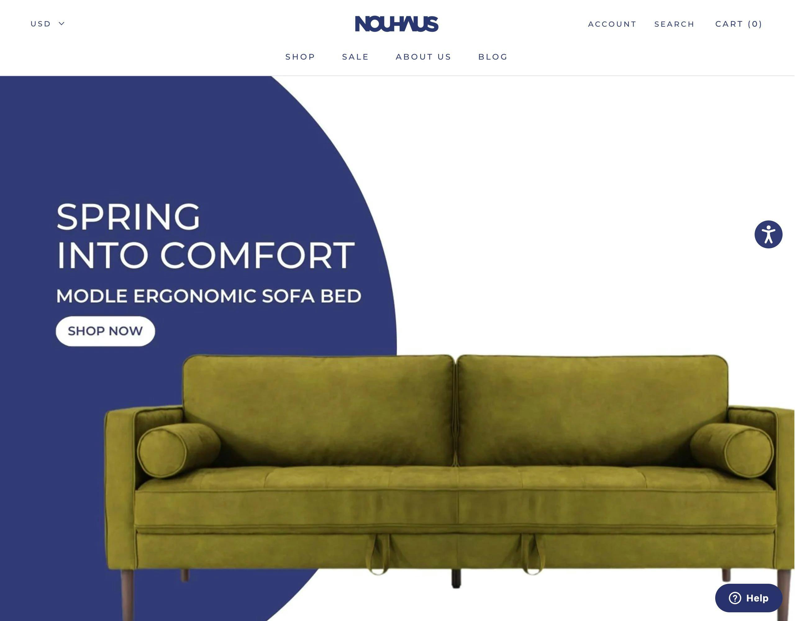 Nouhaus website