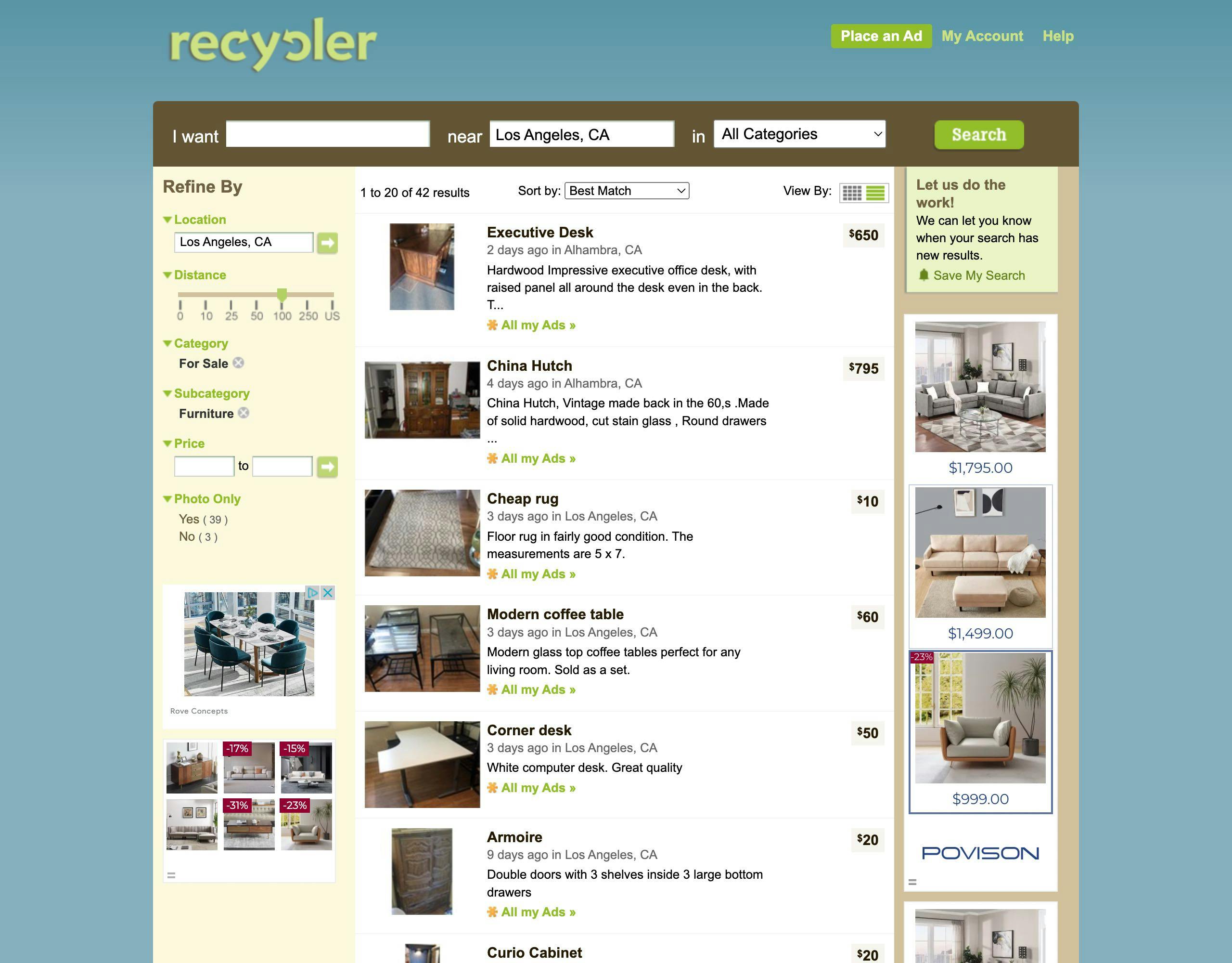 Recycler website