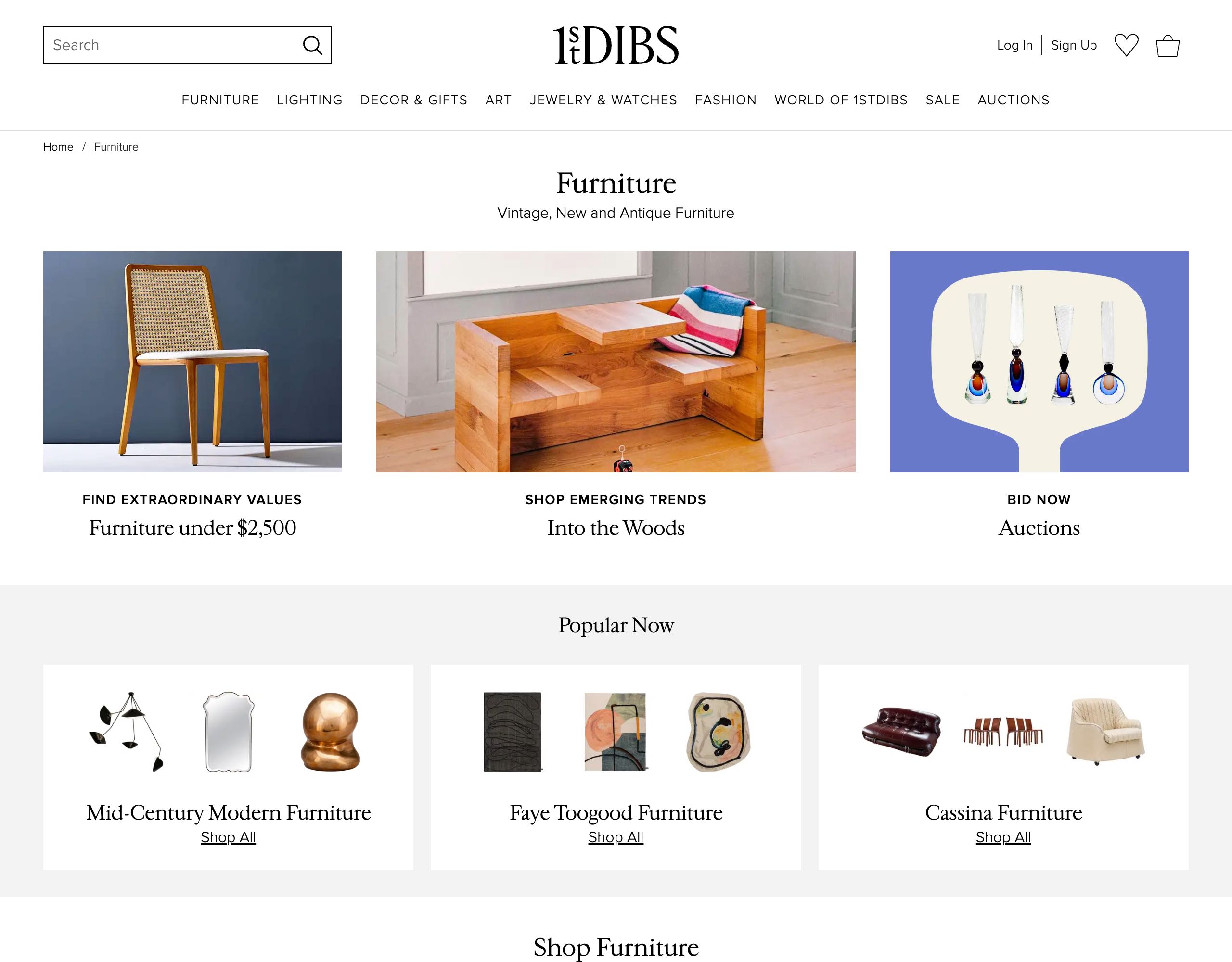 1stDibs website