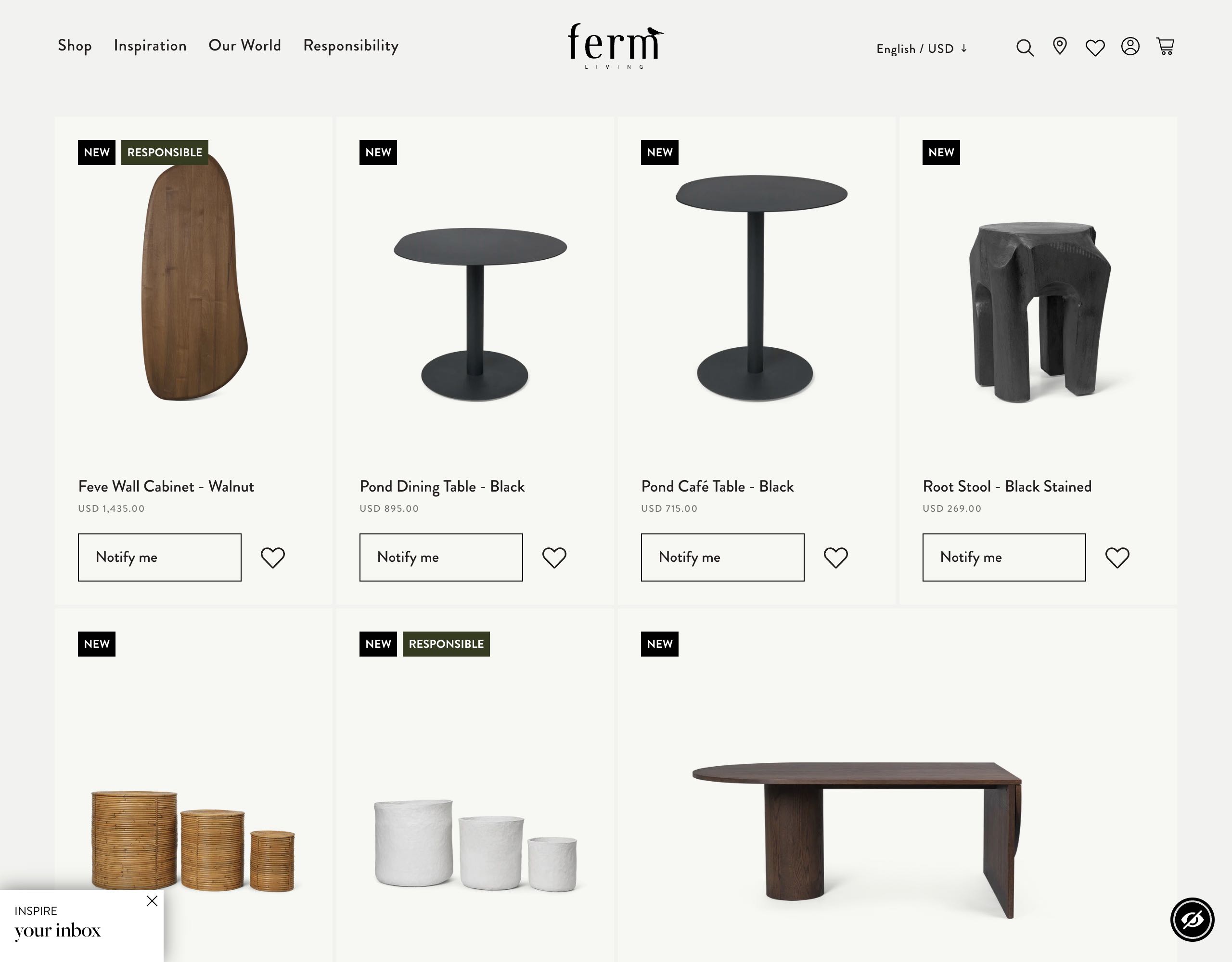 Ferm Living website