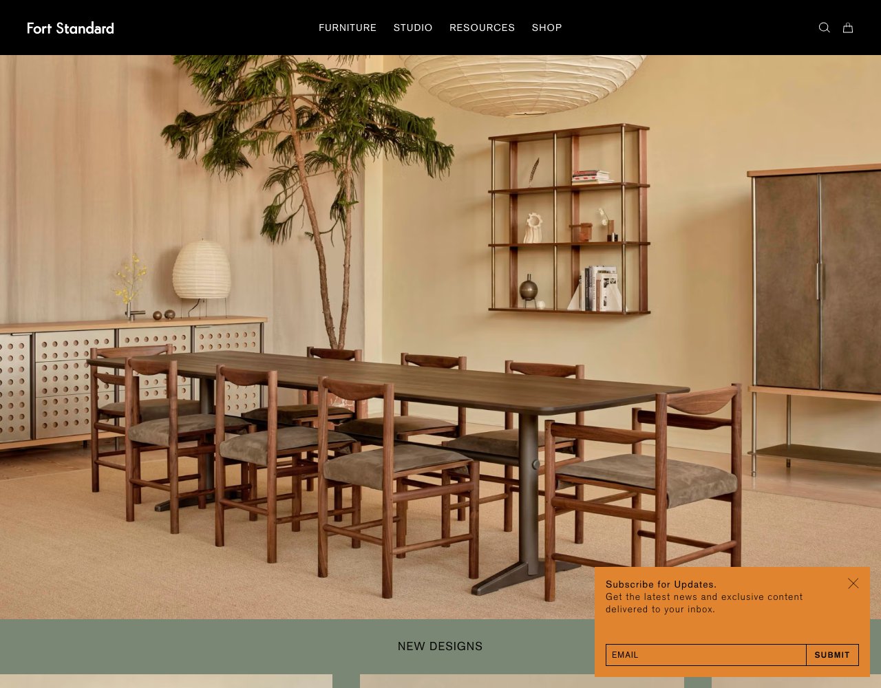 Fort Standard website, captured for Catalog's review