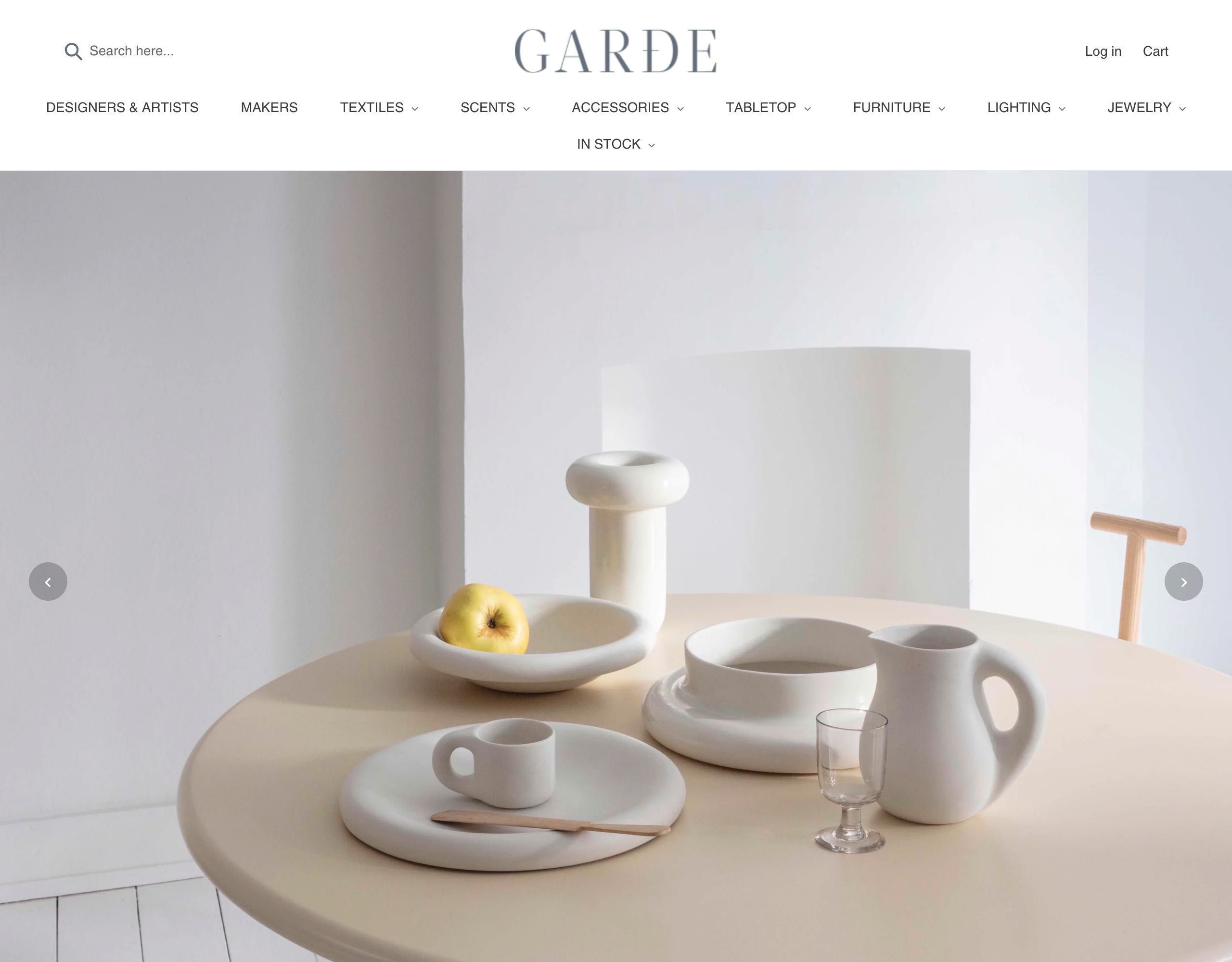 Garde website
