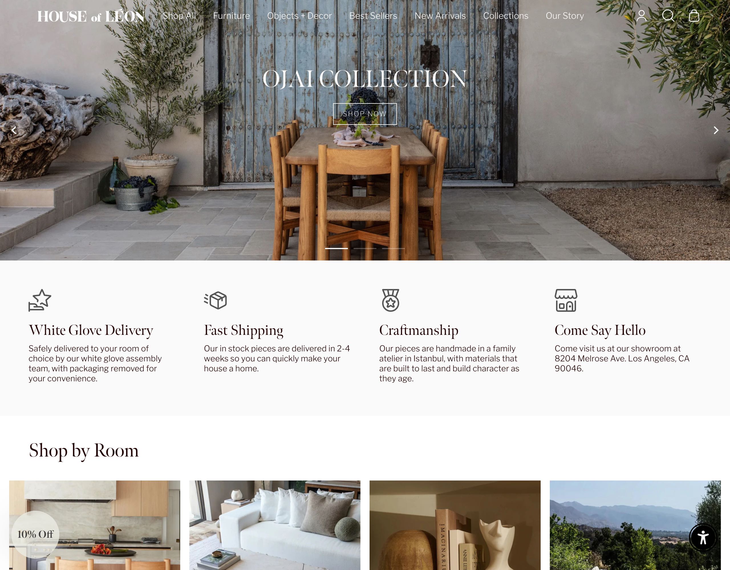 House of Leon website