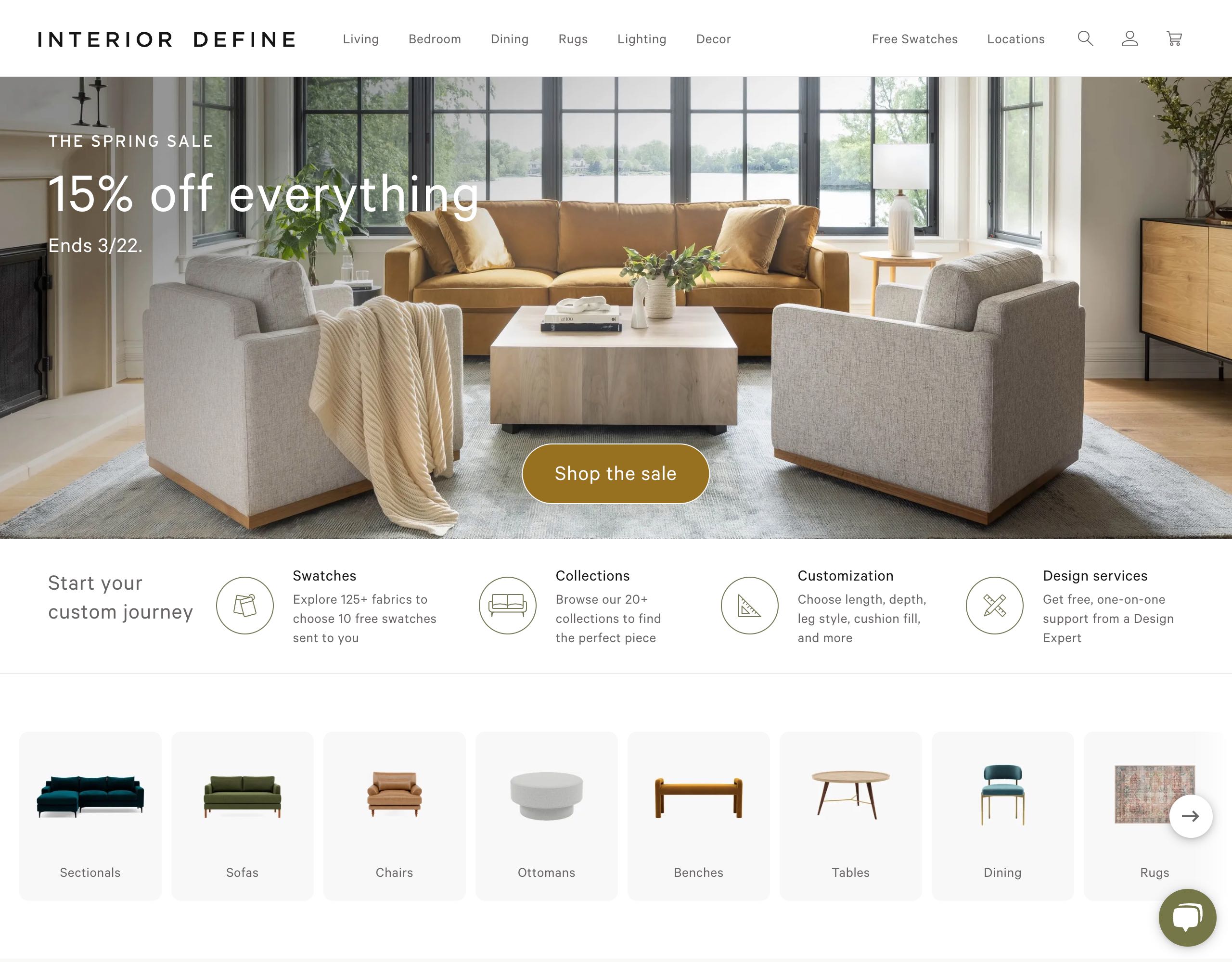 Interior Define website