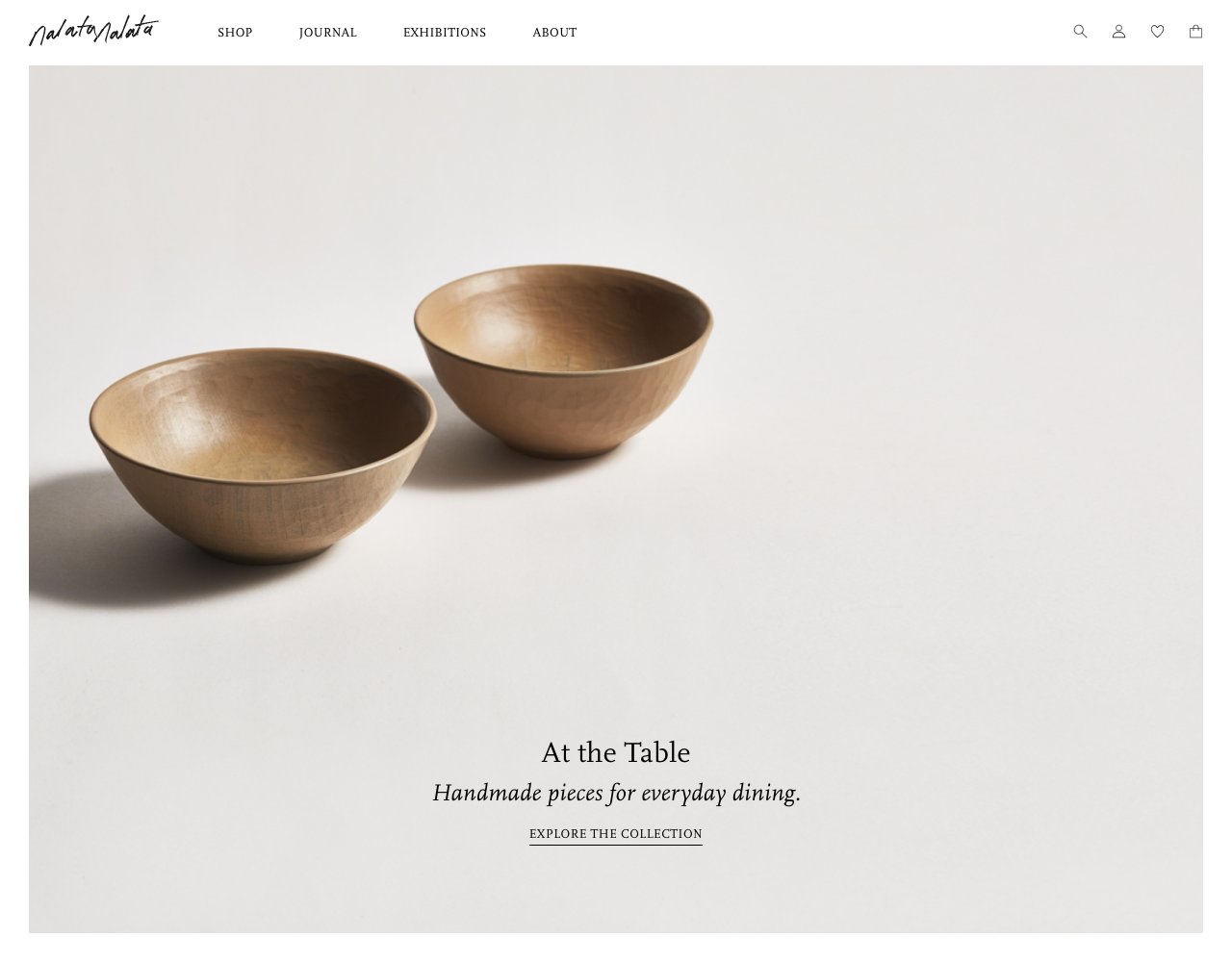 Nalata Nalata website, captured for Catalog's review