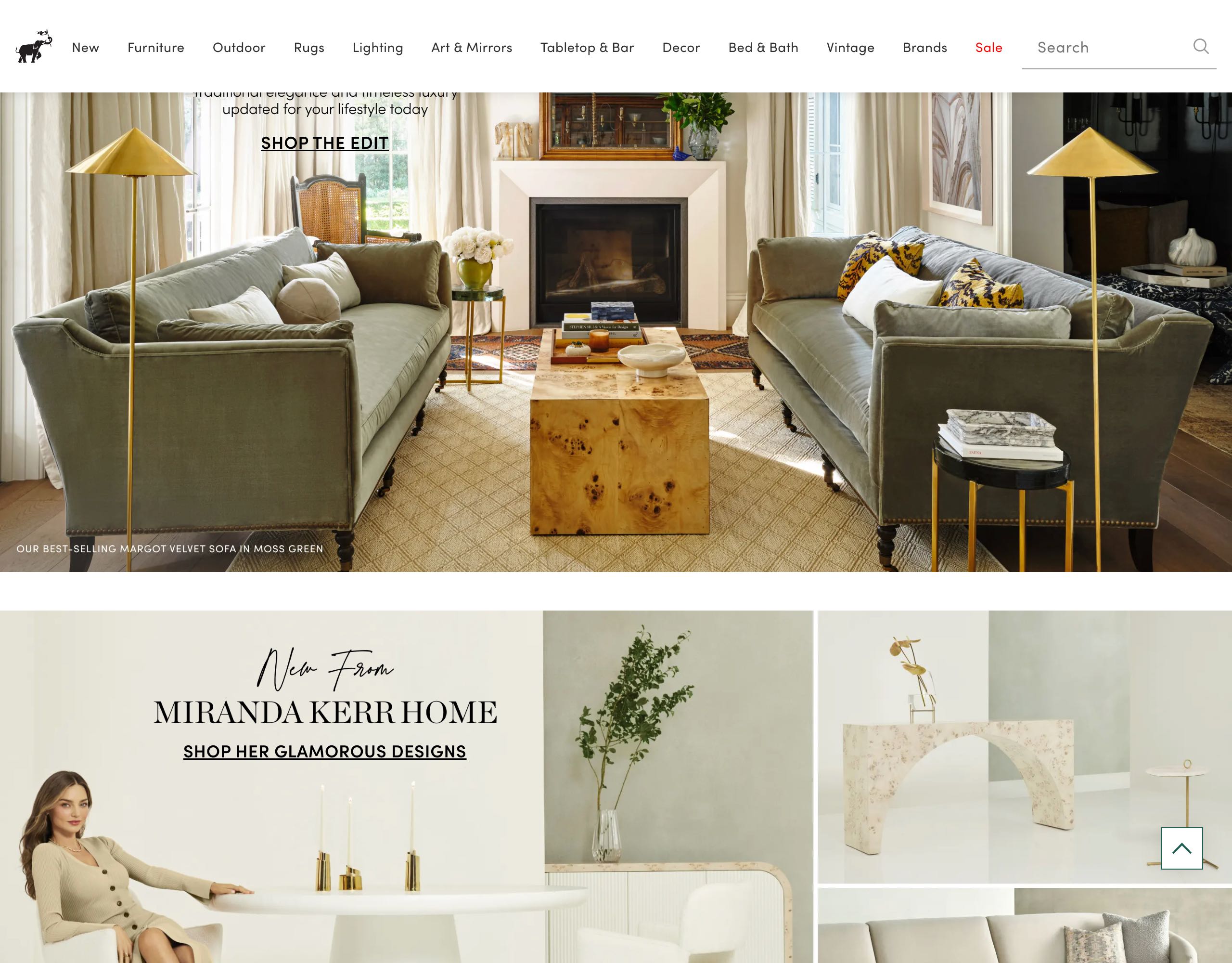 One Kings Lane website