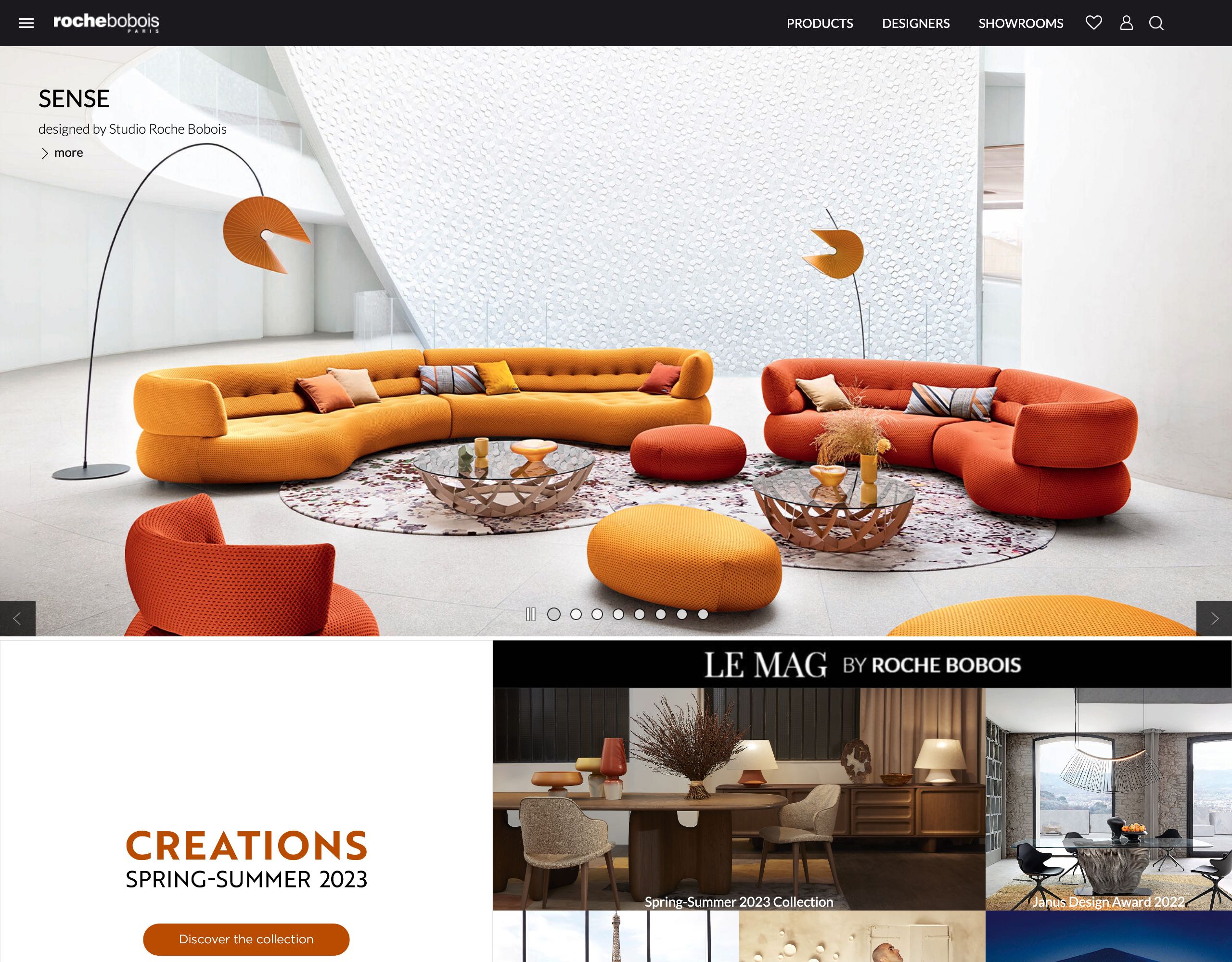 Roche-Bobois website