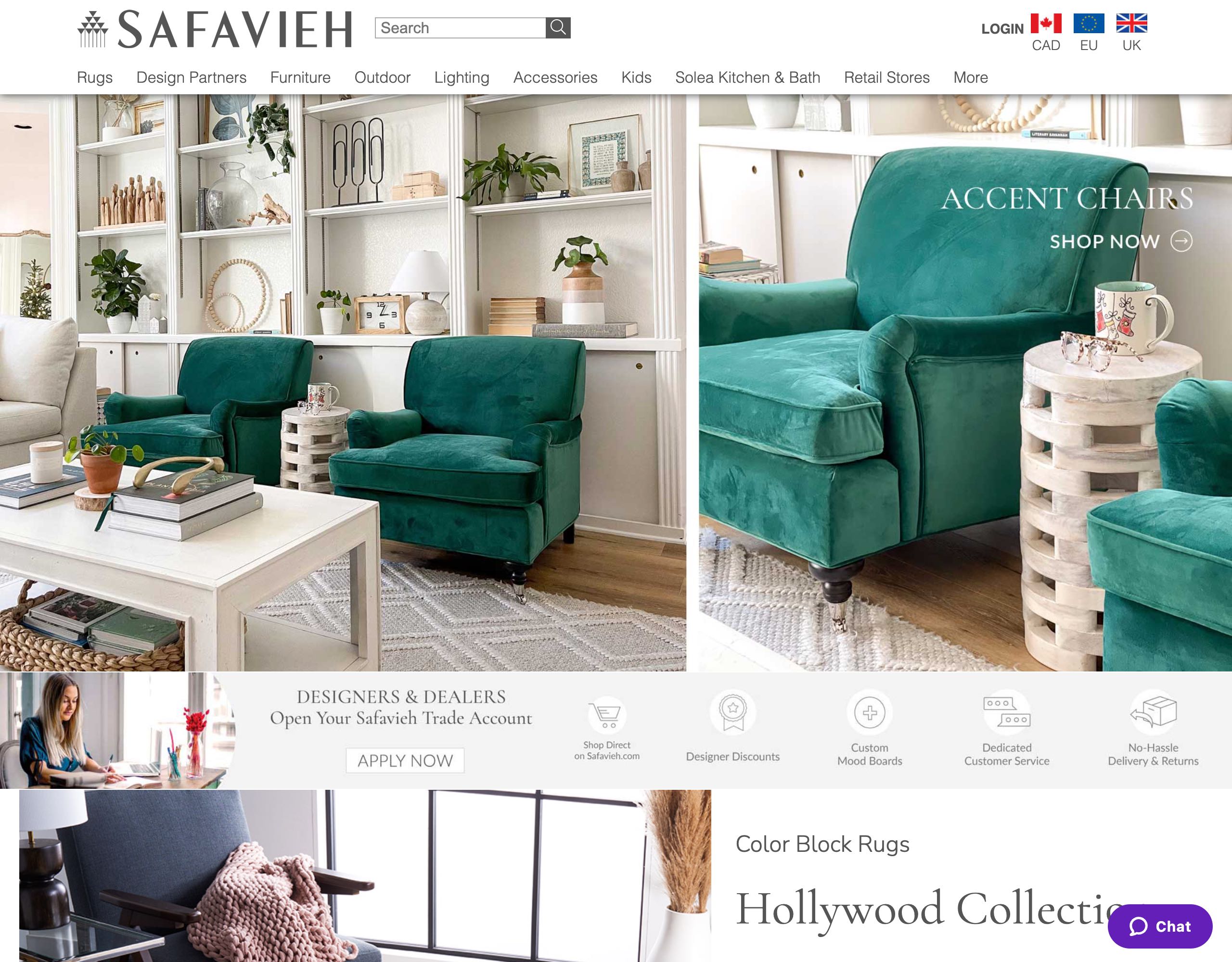 Safavieh website
